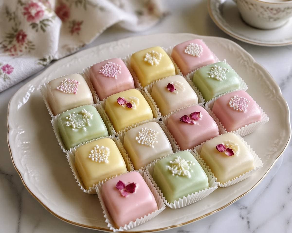Classic Petit Fours Glacés Recipe (French Mini Cakes)