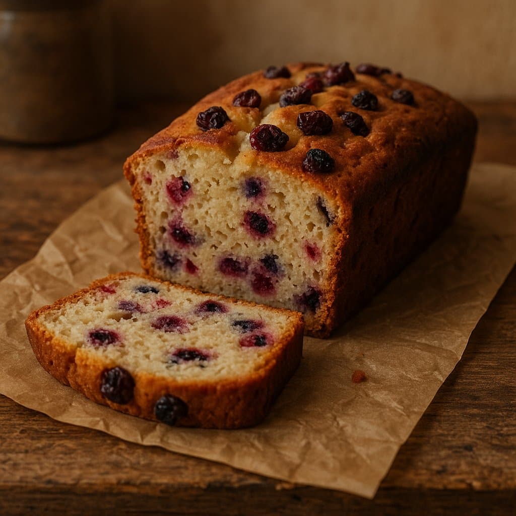 Soft Berry Yogurt Loaf Recipe