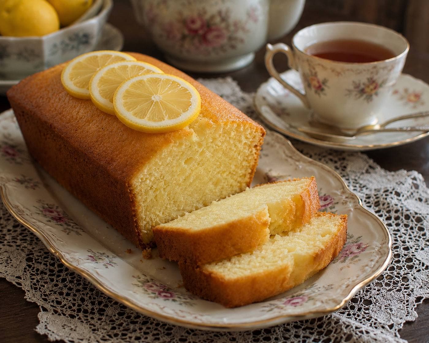 Classic Lemon Pound Cake