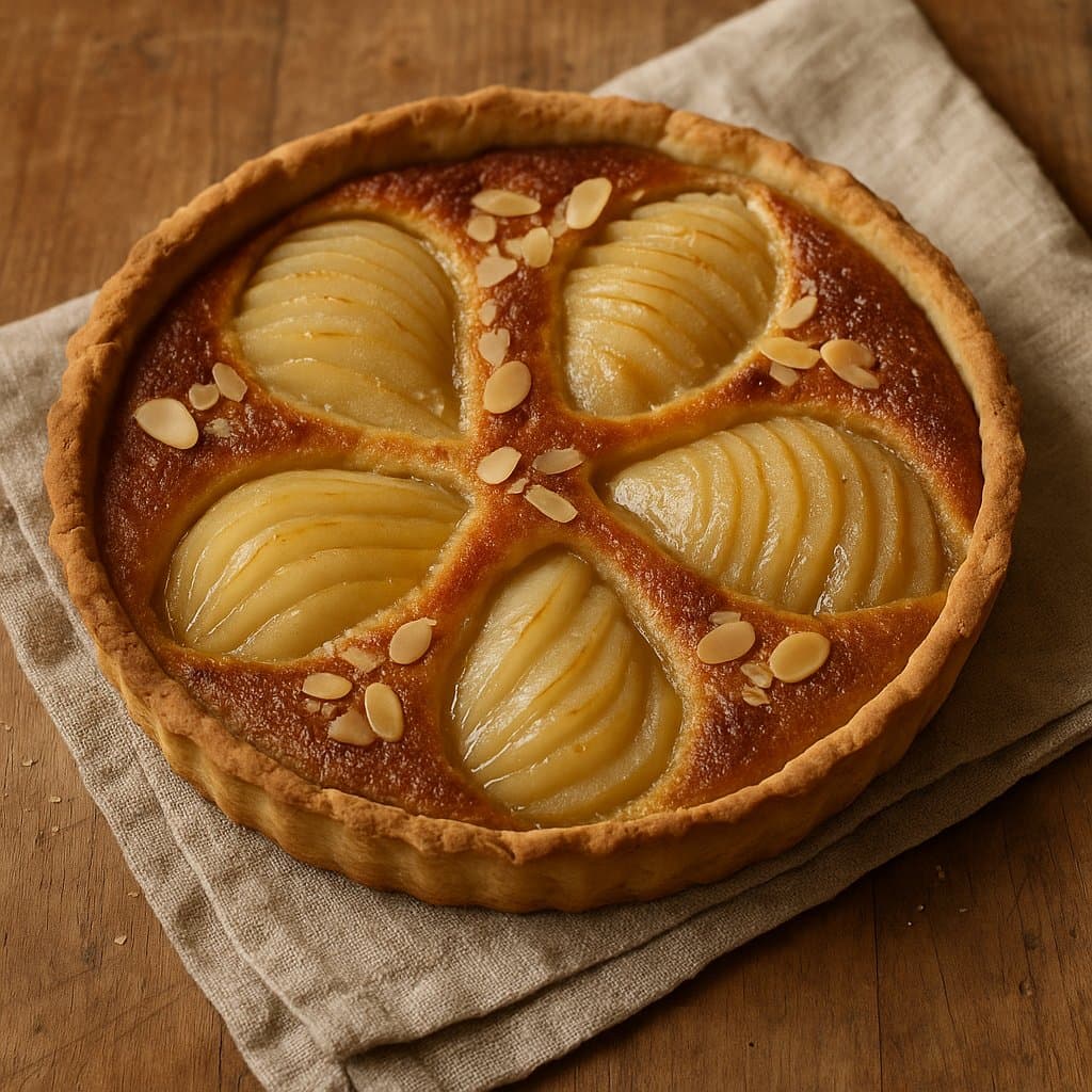 Tarte Bourdaloue (French Pear Frangipane Tart)