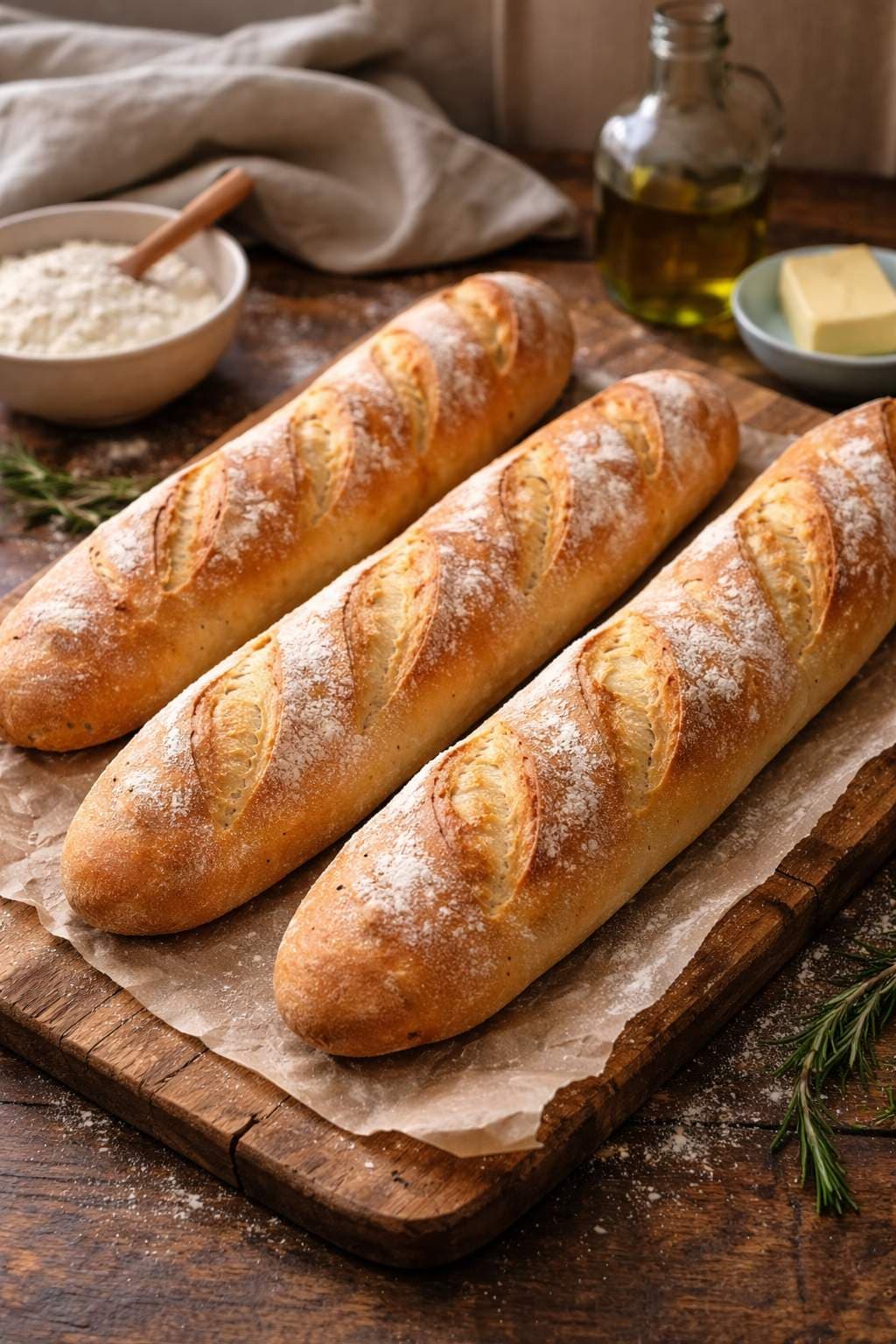 Traditional French Baguettes
