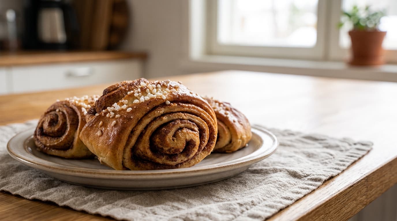 Korvapuusti Recipe: Finnish Cinnamon Buns with Cardamom