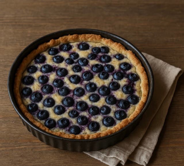 Finnish Mustikkapiirakka (Blueberry Pie)